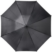Bella 58 cm vindfast paraply med automatisk åbning - Ensfarvet sort
