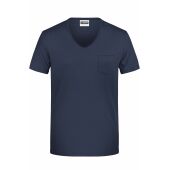 Men's-T Pocket - navy - S