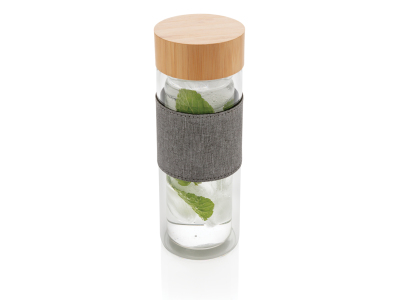 Impact dubbelwandige borosilicaat glazen drinkfles Impact dubbelwandige borosilicaat glazen drinkfles