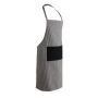 Ukiyo Aware™ 280gr rcotton deluxe apron, black