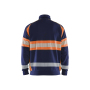 Sweatshirt met rits High vis