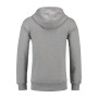 L&S Heavy Sweater Hooded Cardigan for him grey heather L