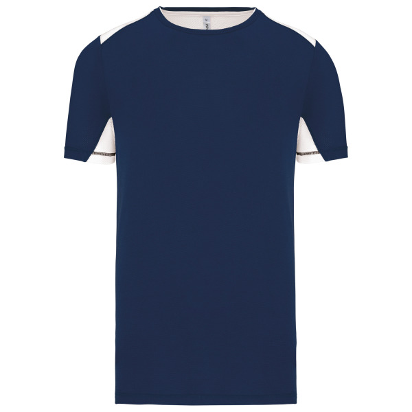 Tweekleurig sport-t-shirt Sporty Navy / White 4XL