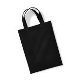 Cotton Party Bag for Life - Black - One Size