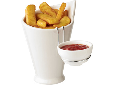 Chase houder voor frites en saus Chase houder voor frites en saus