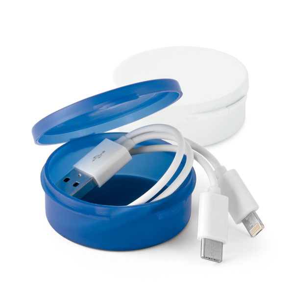 EMMY. USB kabel met 3 in 1 aansluiting | Kabel | Kabels en toebehoren | Elektronica, en USB Relatiegeschenken OrangeSmile