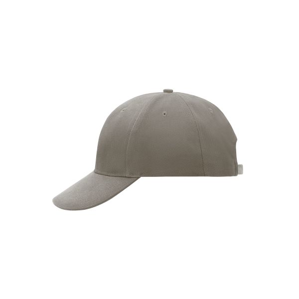 MB016 6 Panel Cap Laminated beige one size
