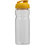 H2O Active® Base Tritan™ 650 ml sportfles met flipcapdeksel - Transparant/Geel