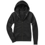 Arora dames hoodie met ritssluiting - Zwart - 2XL