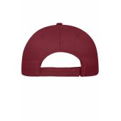 MB6237 5 Panel Cap Bio Cotton - burgundy - one size