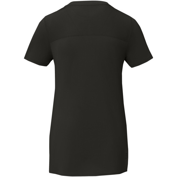 Borax Dames T-shirt met korte mouwen, cool fit, GRS gerecycled - Zwart - XS