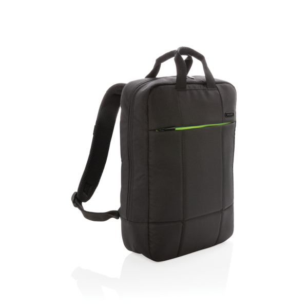 Soho business RPET 15.6"laptop rugtas PVC vrij, zwart, groen
