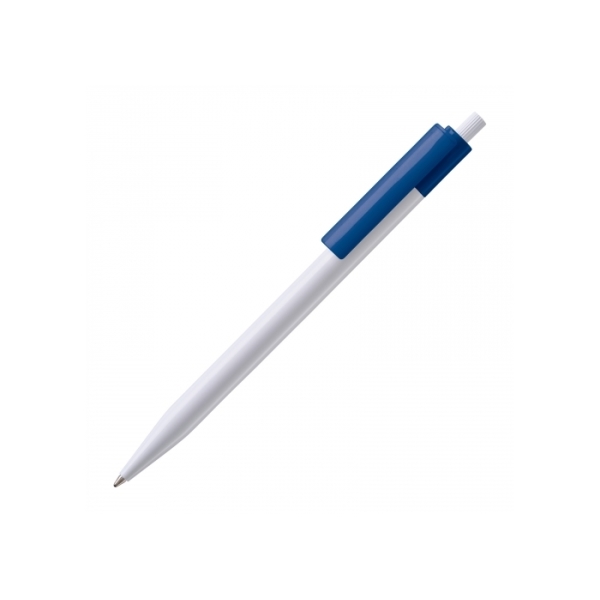 Ball pen Kuma hardcolour - White / Royal blue
