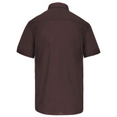 Ace - Heren overhemd korte mouwen Brown 3XL