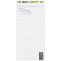 Desk-Mate® 1/3 A4 recycled notepad - White - 25 pages