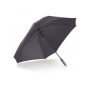 Deluxe 27” vierkante paraplu auto open - Zwart