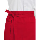 BRUSSELS - Short Bistro Apron with Pocket - White - One Size