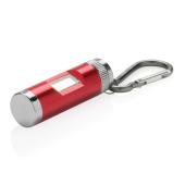 COB lamp met karabijnhaak, zwart COB lamp met karabijnhaak, zwart