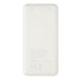 High density 10.000 mAh zakformaat powerbank, wit