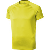 Niagara cool fit heren t-shirt met korte mouwen - Neongeel - 3XL
