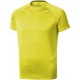 Niagara cool fit heren t-shirt met korte mouwen - Neongeel - S