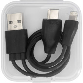 Ario 3 in 1 omkeerbare oplaadkabel - Zwart