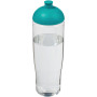 H2O Active® Tempo 700 ml dome lid sport bottle - Transparent/Aqua blue