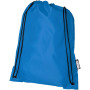 Oriole RPET drawstring bag 5L - Process blue