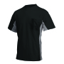 T-shirt Bicolor Borstzak 102002 Black-Grey 3XL