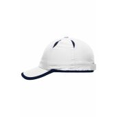 MB6156 6 Panel Micro-Edge Sports Cap wit/navy one size