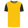 Tweekleurige jersey met korte mouwen voor kinderen Sporty Yellow / Black 4/6 jaar
