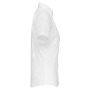 Overhemd in onderhoudsvriendelijk polykatoen-popeline korte mouwen dames White XL