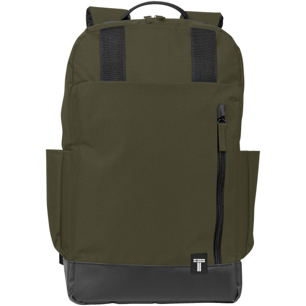Compu 15.6" laptop backpack 14L - Olive/Solid black