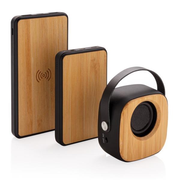 Bamboo 3W Wireless Fashion Speaker, black