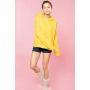 Damessweater met capuchon Lounge bio Mellow Yellow S/M