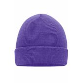 MB7500 Knitted Cap - dark-purple - one size