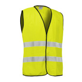 Worker vest | EN 20471 - Fluorescent yellow, 2XL