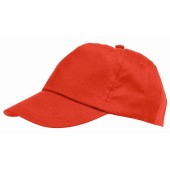 5-Panel cap voor kinderen KIDDY WEAR - rood