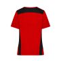 Ladies' Workwear T-Shirt - STRONG - - red/black - 4XL