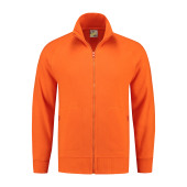 L&S Sweater Cardigan unisex 021c Orange-XS