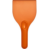Artur gebogen kunststof ijskrabber - Oranje