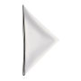 J.H&F Handkerchief White/Black One size