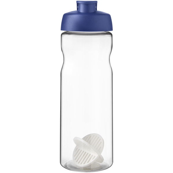 H2O Active® Base 650 ml shaker bottle - Blue/Transparent