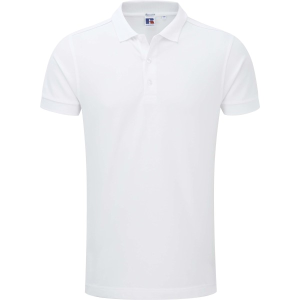 Men's Stretch Polo Shirt White XL