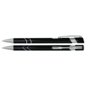 Aluminium balpen V-ringen zwart