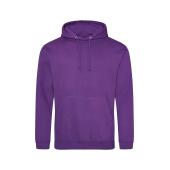 AWDis College Hoodie, Purple, 3XL, Just Hoods