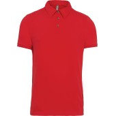 Herenpolo korte mouwen van jersey Red S