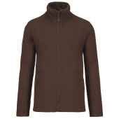 Microfleece met rits heren Chocolate 5XL