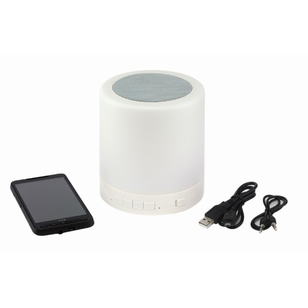 Wireless speaker BOOM LIGHT - wit