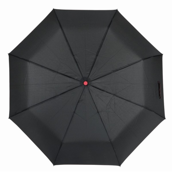 Automatische Storm-pocketparaplu STREETLIFE - rood, zwart